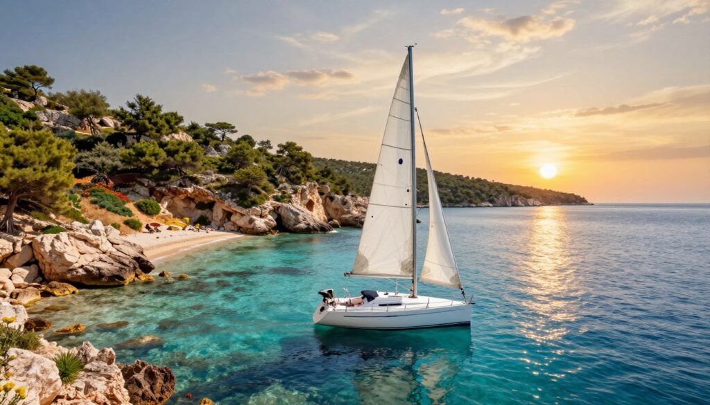 sailing in Croatia